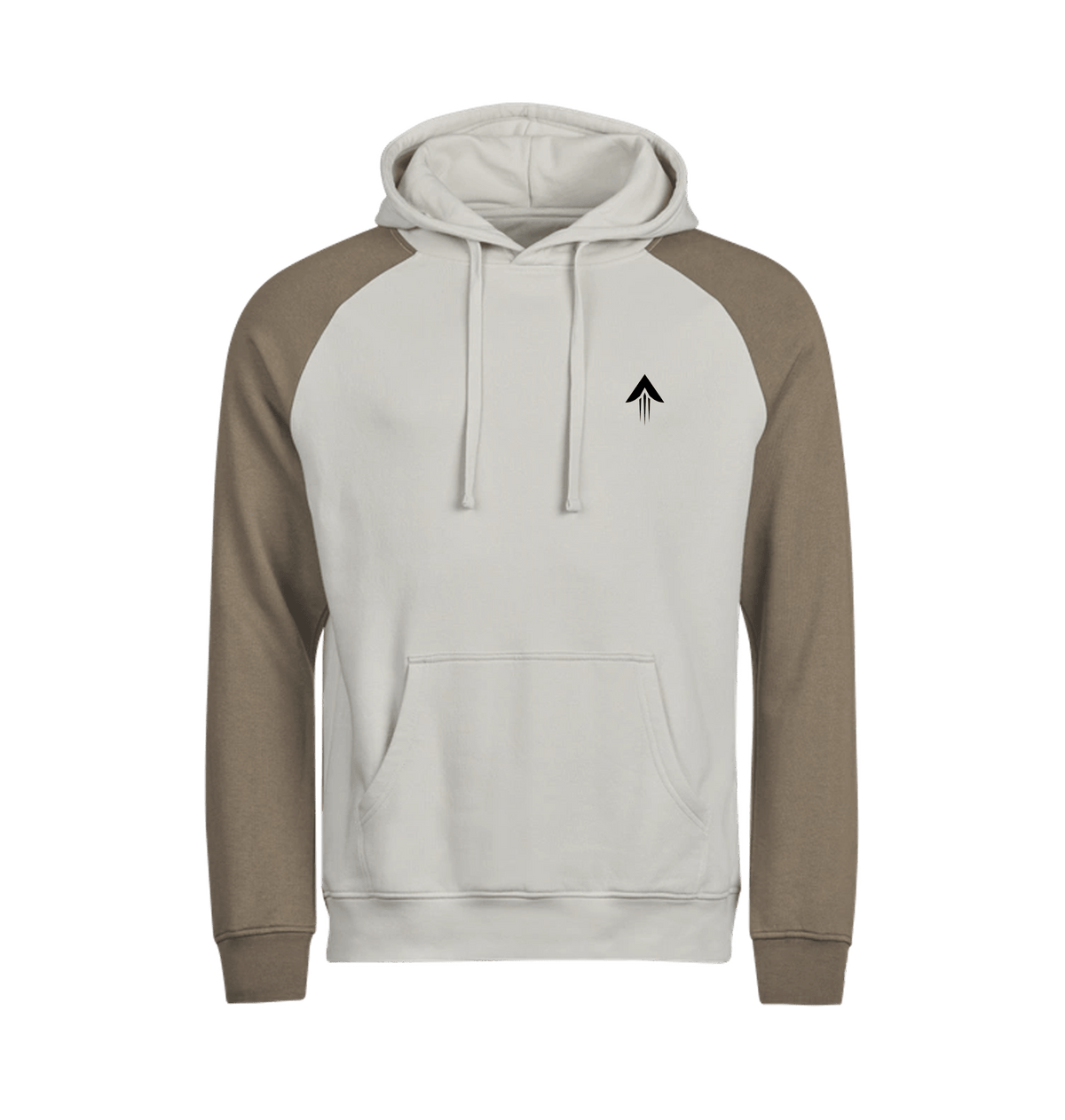 Cement/Clay Printed Hoody Front