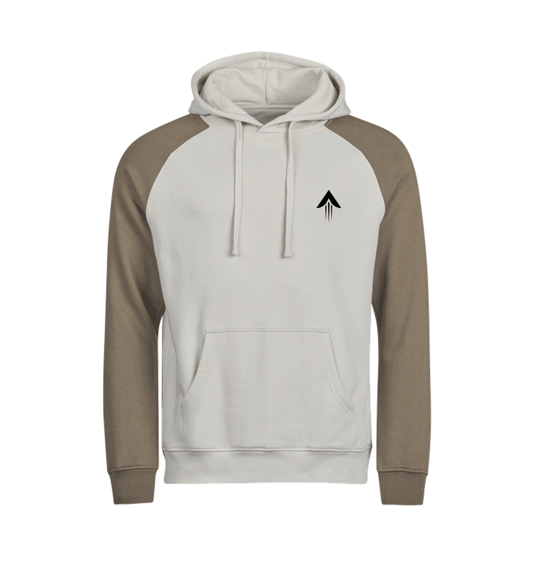 Cement/Clay Printed Hoody Front
