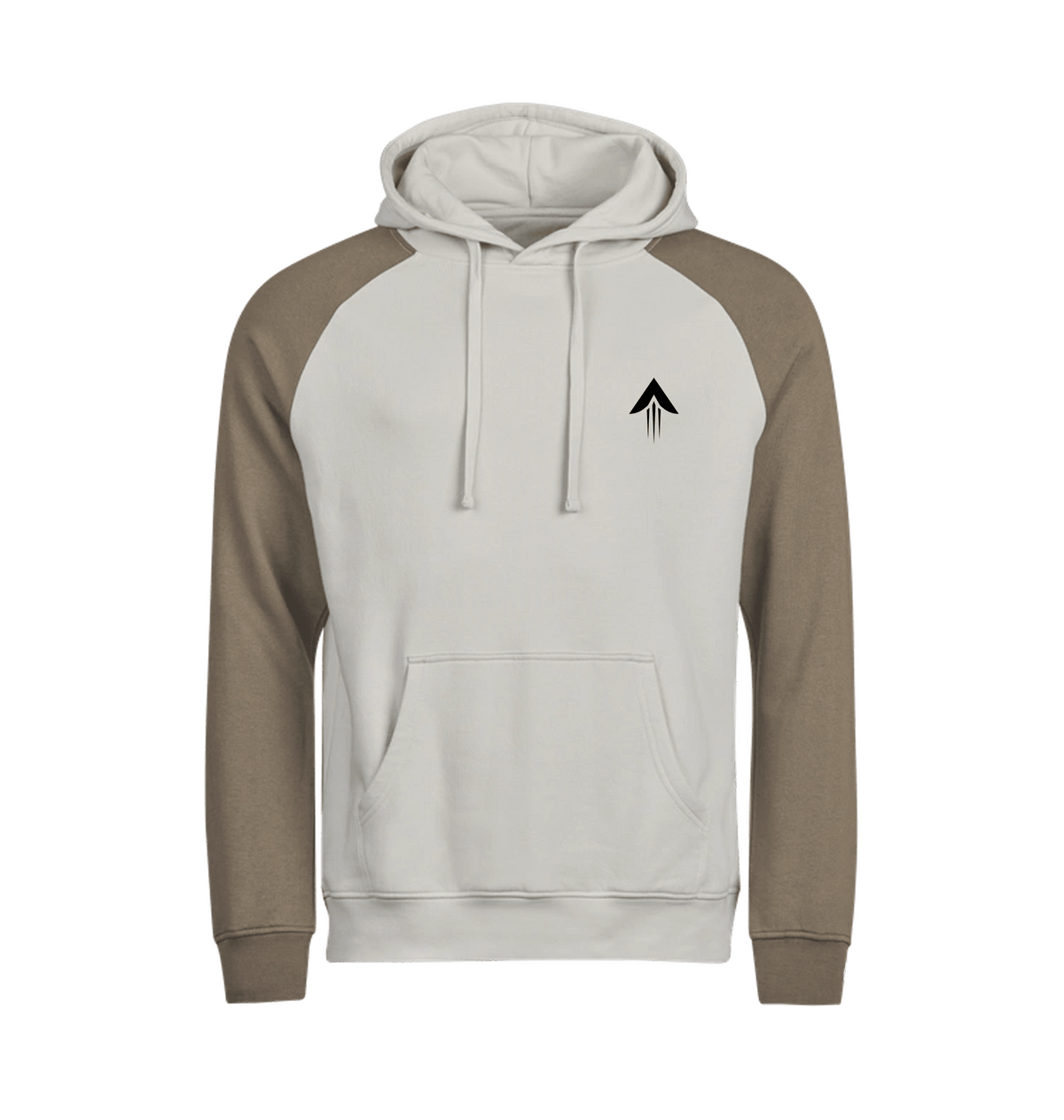 Cement/Clay Printed Hoody Front
