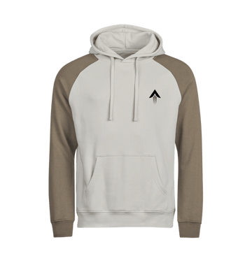 Cement/Clay Printed Hoody Front
