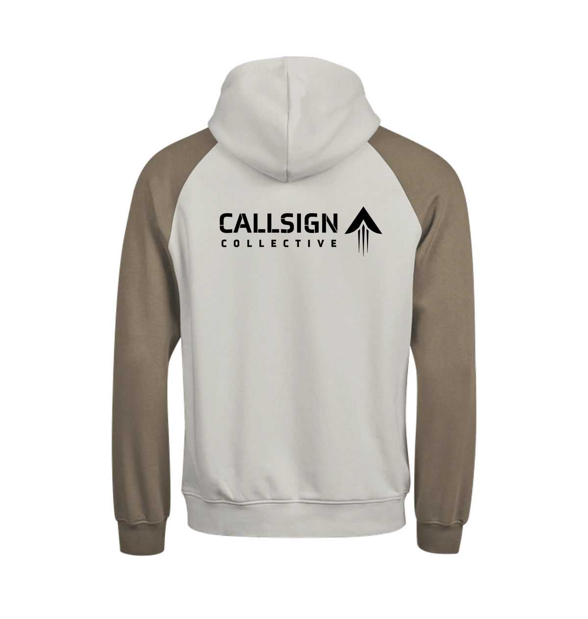 Cement/Clay Printed Hoody Back