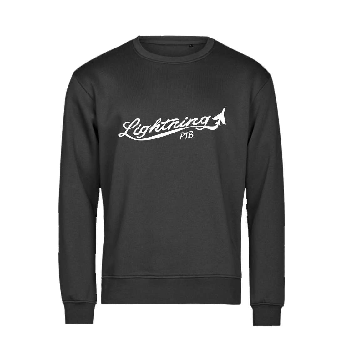 Black Printed Sweater Front