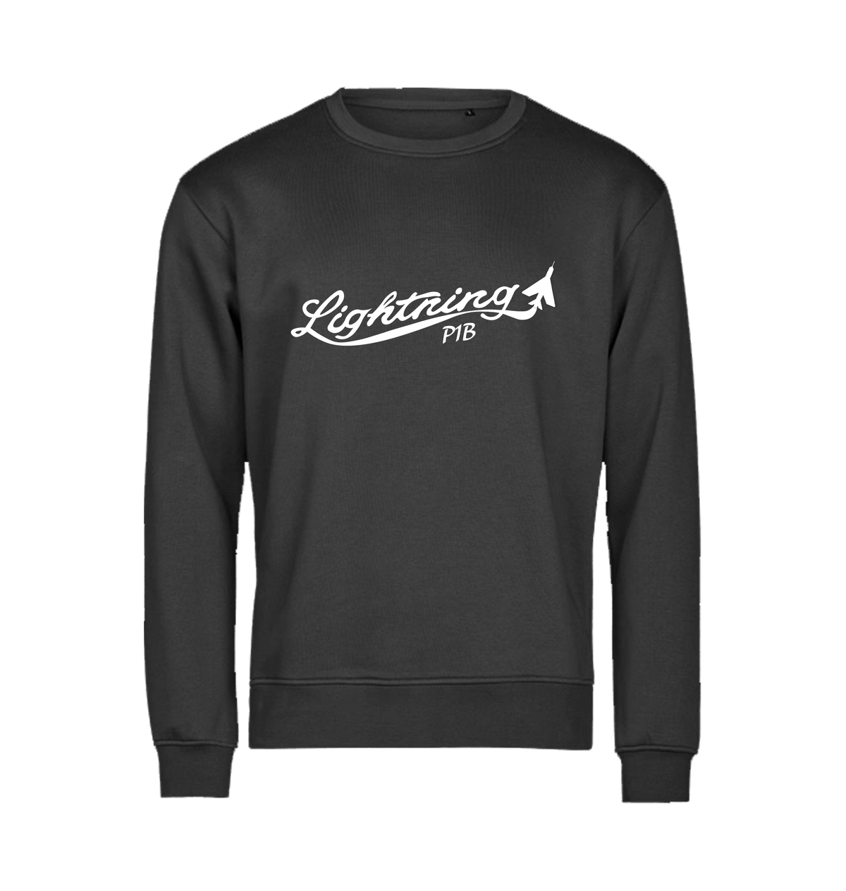 Black Printed Sweater Front