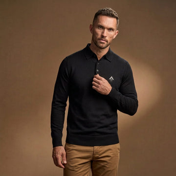 Callsign Core — Polo Knit (Long Sleeve)