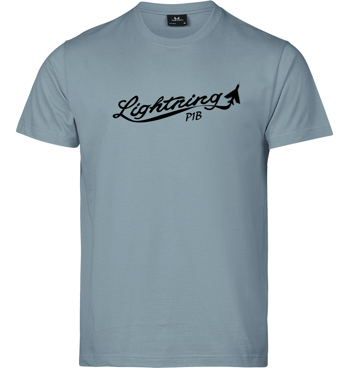 Misty Blue Printed T-shirt Front