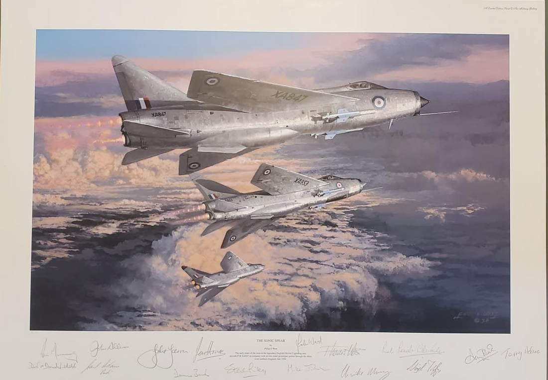 The Sonic Spear by Philip West, limited edition Lightning print